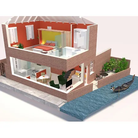 Di Lusso Con Terrazza Sull'acqua * Benátky