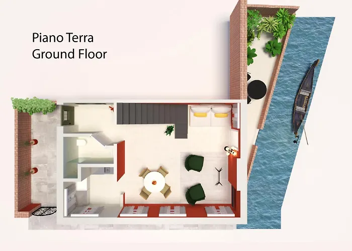 Di Lusso Con Terrazza Sull'acqua Вилла Венеция