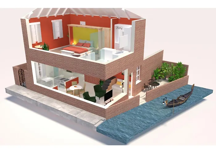 Di Lusso Con Terrazza Sull'acqua * Veneza