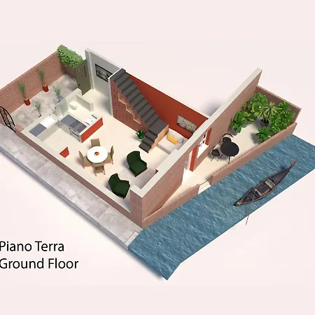 Di Lusso Con Terrazza Sull'acqua ヴィラ *